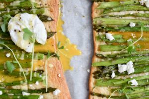 asparagus and hollandaise tart brunch
